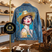 Papier Mousseline Découpage Golden Western Glam