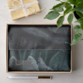 Papier Mousseline Decoupage Gothic Skeletal Witch in Forest  (Cadeau)