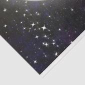 Papier Mousseline Découpage gothique Corbeau & Pleine lune (Détail)