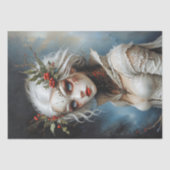 Papier Mousseline Découpage gothique de la reine d'hiver (Recto)