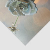 Papier Mousseline Découpage Gothique Elaborer Mariage Florales Turqu (Détail)