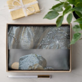 Papier Mousseline Découpage Gothique Élégant Squelette Couple Argent (Cadeau)