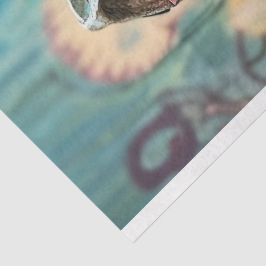 Papier Mousseline Découpage Gothique Paris Gargoyle (Détail)