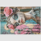 Papier Mousseline Découpage Gothique Paris Gargoyle (Recto)