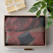 Papier Mousseline Découpage Gothique Squelette Romantique Couple Dan (Cadeau)