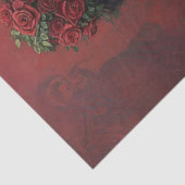 Papier Mousseline Découpage Gothique Squelette Romantique Couple Dan (Détail)