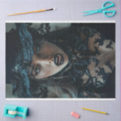 Papier Mousseline Découpage Gothique Vampire Lady Nocturne (Artisanat)