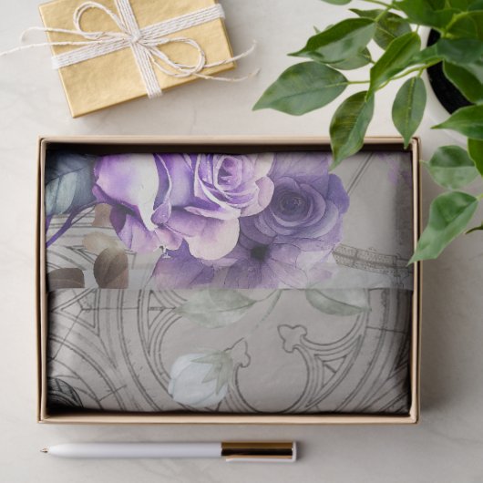 Papier Mousseline Découpage gothique victorienne Steampunk (Cadeau)