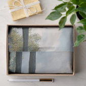 Papier Mousseline Découpage Grand Brahman noir Bull en champ (Cadeau)