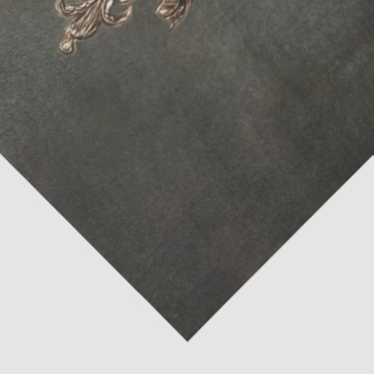 Papier Mousseline Découpage Grande Pyrénées Famille royale (Détail)