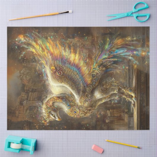 Papier Mousseline Découpage Griffon Majestic Bird (Artisanat)