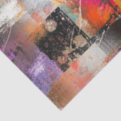 Papier Mousseline Découpage Grilles d'oeuvres Abstraites Textures Mo (Détail)