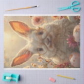 Papier Mousseline Découpage Gros Bunny de Pâques Grands Lunettes ron (Artisanat)