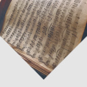 Papier Mousseline Découpage - Guitare de chat et musique - Papier de (Détail)