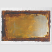 Papier Mousseline Découpage H7 de métal rouillé industriel vieilli (Recto)