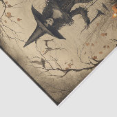 Papier Mousseline Découpage Halloween de la forêt Eerie déplaisante (Détail)