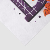 Papier Mousseline Découpage Halloween Ghost & Citrouille 'Boo' (Détail)