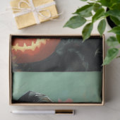 Papier Mousseline Découpage Halloween sorcière vintage (Cadeau)