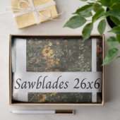 Papier Mousseline Decoupage Handsaw Design, Cow, Truck, Sunflower (Cadeau)