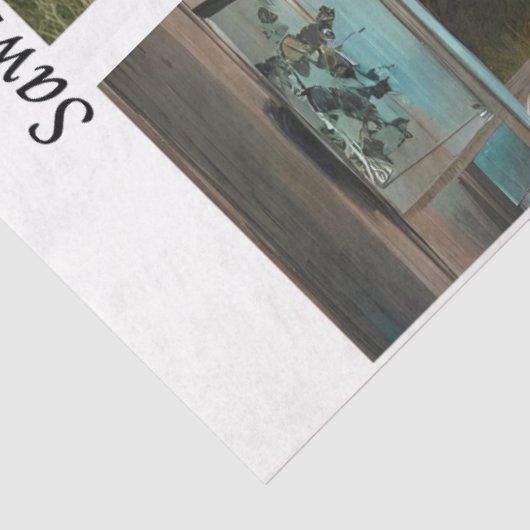 Papier Mousseline Decoupage Handsaw Papers Owl, Highland Cow, Farm (Détail)