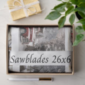 Papier Mousseline Decoupage Handsaw Papers Red Barn, Church, Truck (Cadeau)