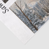 Papier Mousseline Decoupage Handsaw Papers Red Barn, Church, Truck (Détail)