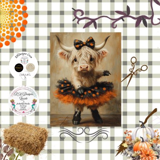 Papier Mousseline Découpage Highland Tutu Tinsel Hoves Halloween