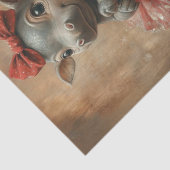 Papier Mousseline Découpage Hippopotames géants habillés dans Tutu (Détail)