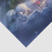 Papier Mousseline Découpage Igloo décorative de l'ours polaire festi (Détail)