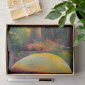 Papier Mousseline Découpage Imaginaire champignons jaunes (Cadeau)