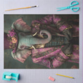 Papier Mousseline Découpage Imaginaire lunaire Elephant Steampunk (Artisanat)