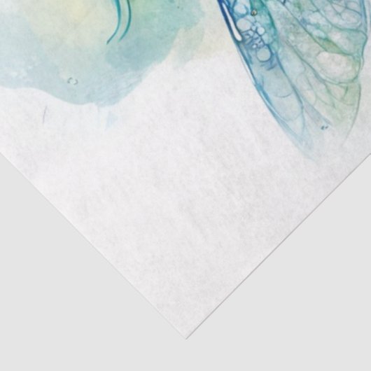 Papier Mousseline Découpage Imaginaire lunaire Terre Fée (Détail)