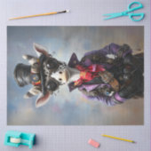 Papier Mousseline Découpage Imaginaire Steampunk Giraffe (Artisanat)