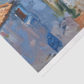 Papier Mousseline Découpage impressionniste de la ville de la côte m (Détail)