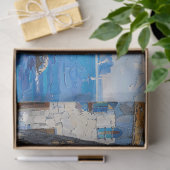 Papier Mousseline Découpage impressionniste méditerranéenne côtière (Cadeau)