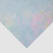 Papier Mousseline Découpage Inséparables arc-en-ciel (Détail)