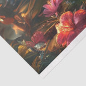 Papier Mousseline Découpage Inséparables de pâturages dans la forêt (Détail)