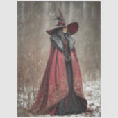 Papier Mousseline Decoupage Irish Winter Witch of Light  (Recto)