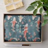 Papier Mousseline Découpage japonais Koi Fish Pond (Cadeau)
