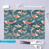 Papier Mousseline Découpage japonais Koi Fish Pond (Artisanat)
