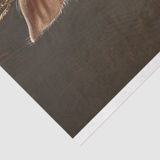 Papier Mousseline Découpage King Arthur Pig (Détail)