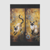 Papier Mousseline Découpage Kit Chaton Céleste (Recto)