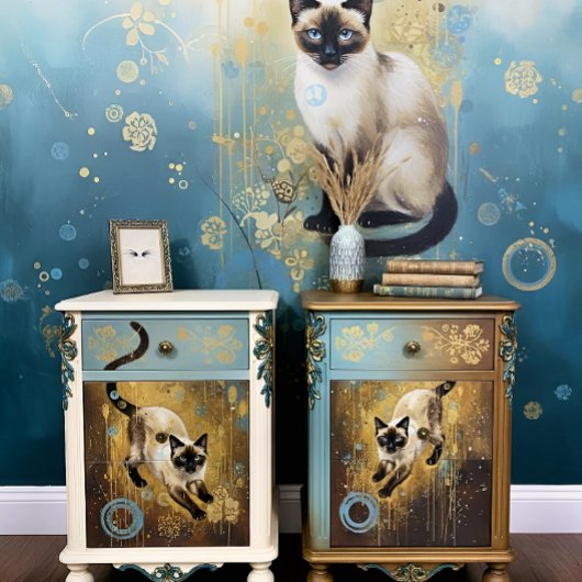 Papier Mousseline Découpage Kit Chaton Céleste