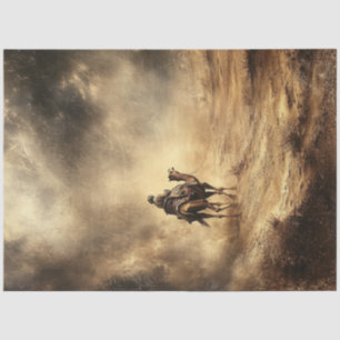 Papier Mousseline Découpage La tempête du désert du Sahara arrive