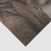 Papier Mousseline Découpage La vache Highland rencontre l'esprit de  (Détail)