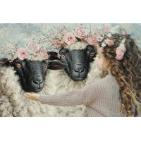 Decoupage Laine & Souhaits Mouton & Souci