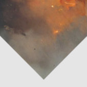 Papier Mousseline Decoupage Landscape White Stallion Mystical Scene (Détail)