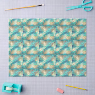 Papier Mousseline Découpage Large Ocean Scape Pour Coques