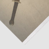 Papier Mousseline Découpage Le guerrier mystique et son guépard (Détail)