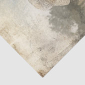 Papier Mousseline Découpage Lil Girl Straw Casquette Dock of Lake & (Détail)